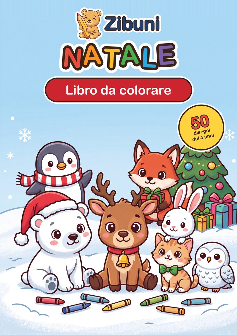 Zibuni Natale – Libro da colorare