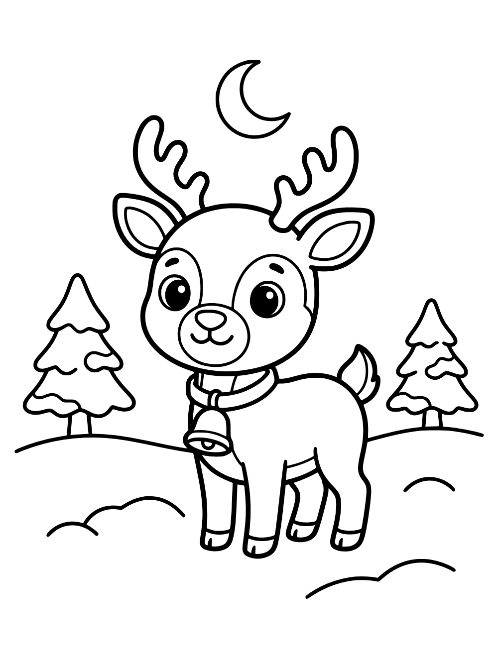 Reindeer with a Bell